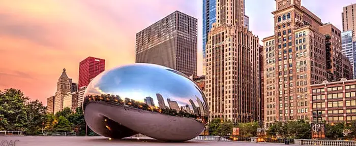Millennium Park — Chicago attraction near the water taxi dock
