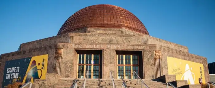 Adler Planetarium — Chicago attraction near the water taxi dock
