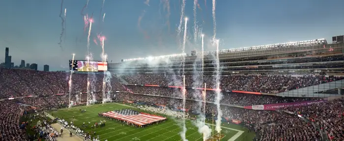 Soldier Field — Chicago attraction near the water taxi dock