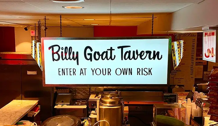 Billy Goat Tavern — restaurant near the Chicago water taxi dock